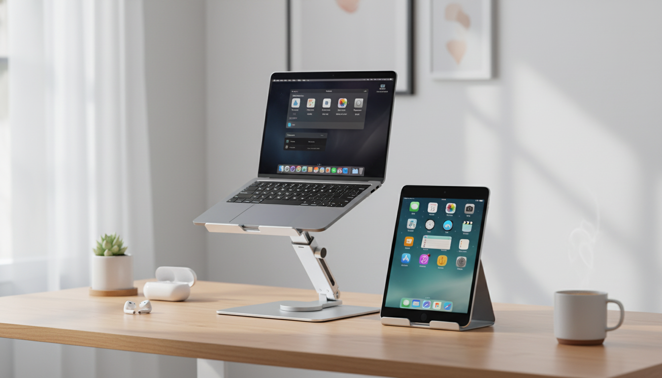 Best Aluminum Stand for MacBook + iPad Desk Setup