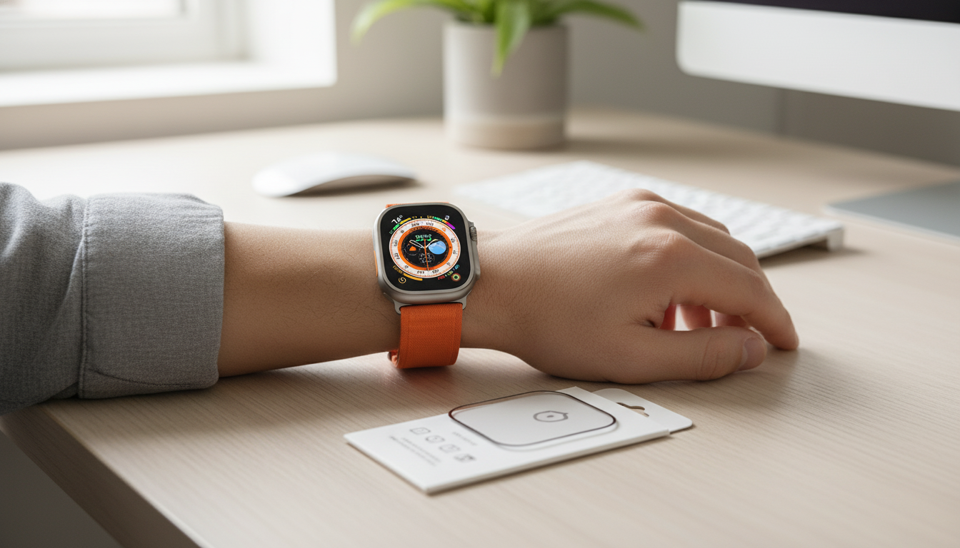 Apple Watch Full‑Coverage Screen Protector (40–49mm)